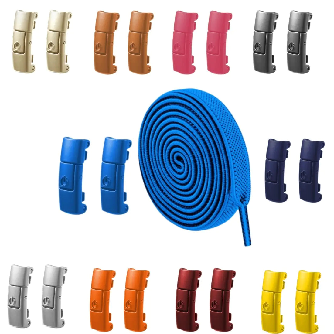 Shoe Laces Press Lock Accessories