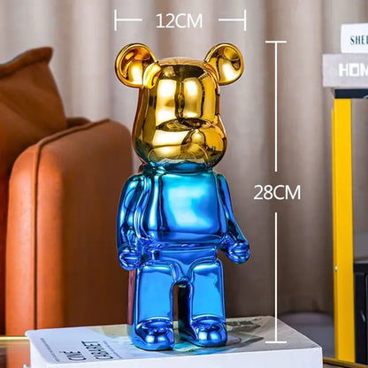 Luxurious Bearbrick Statue Desk Accessories